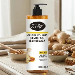CARICH Имбирный шампунь для придания объема волосам, 450 мл