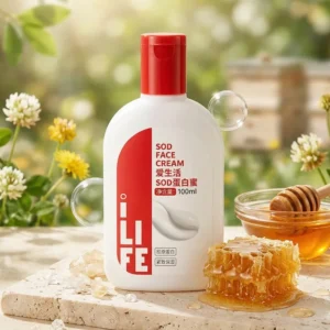 iLiFE Крем для лица с протеином и медом (SOD)