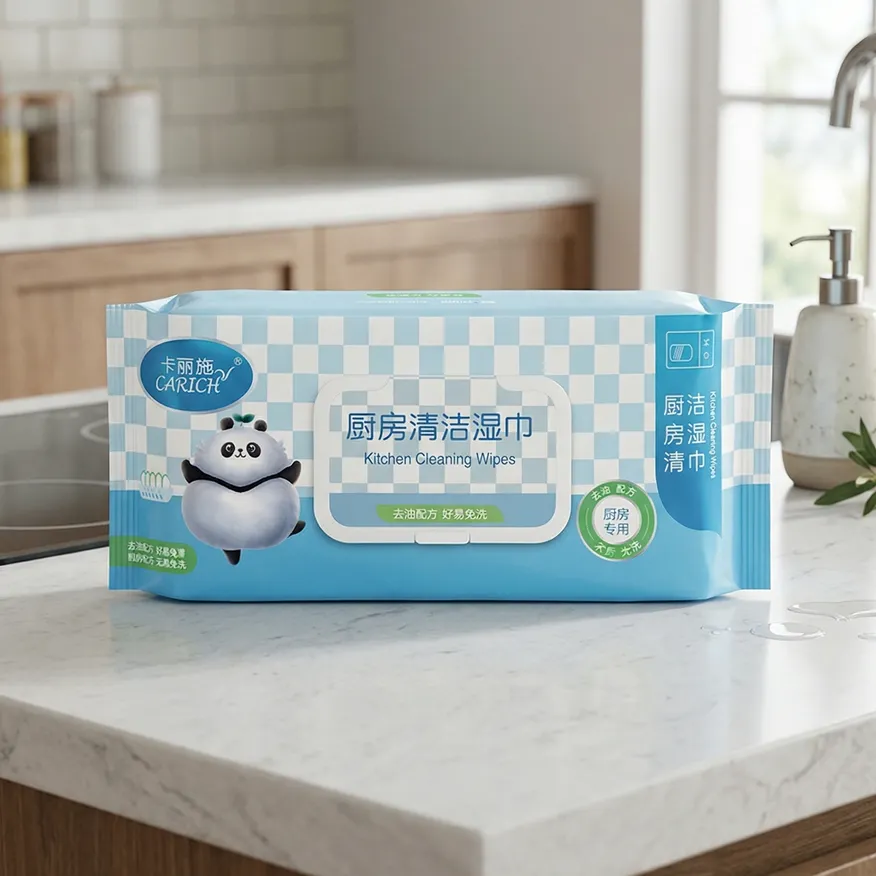 Кухонные влажные салфетки CARICH, 56 шт