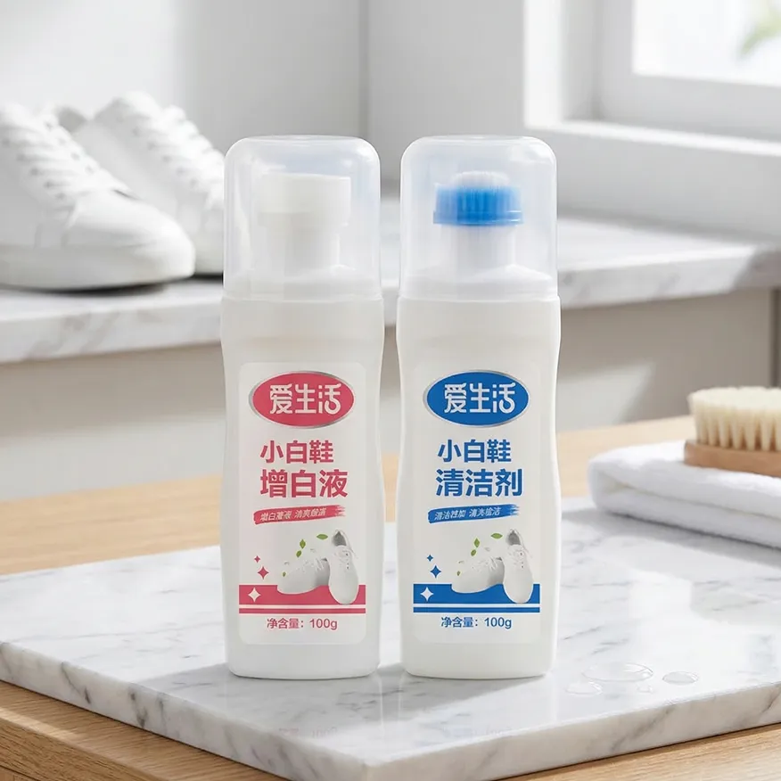Очищающее средство + Отбеливатель для ухода за белой обувью iLiFE