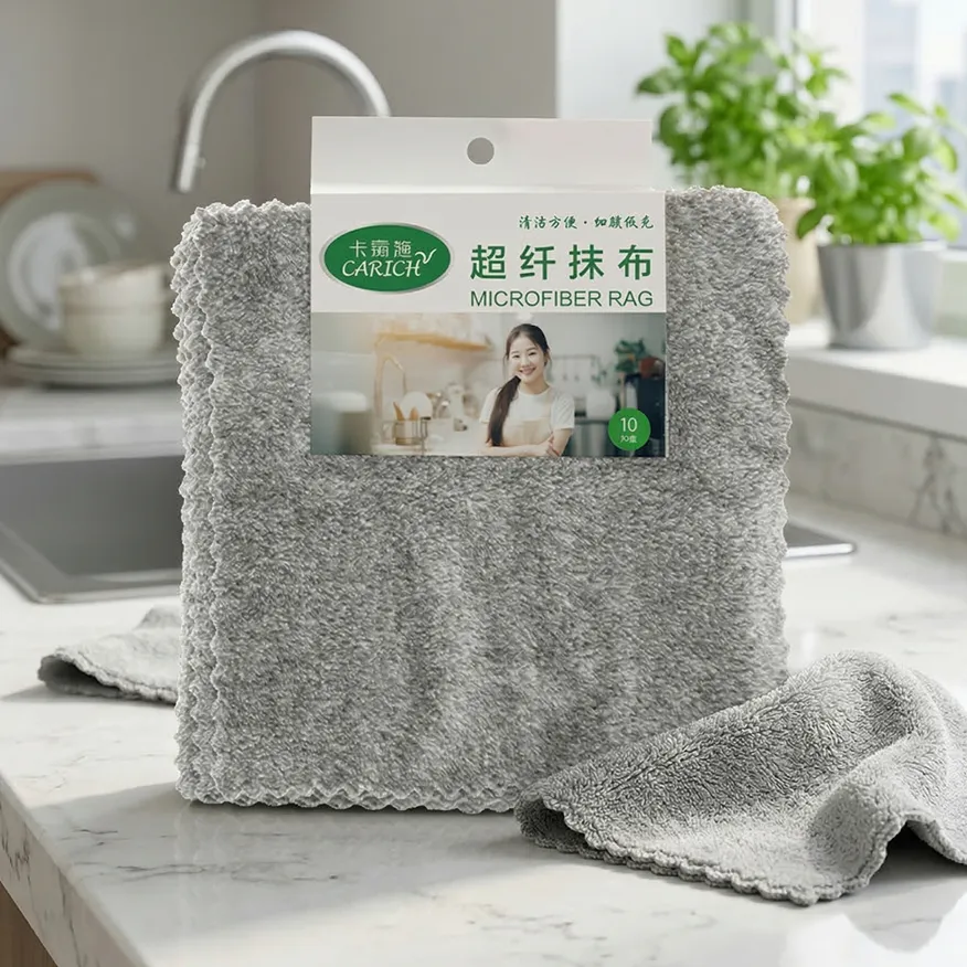 Ультратонкие тряпки из микрофибры, 10 шт