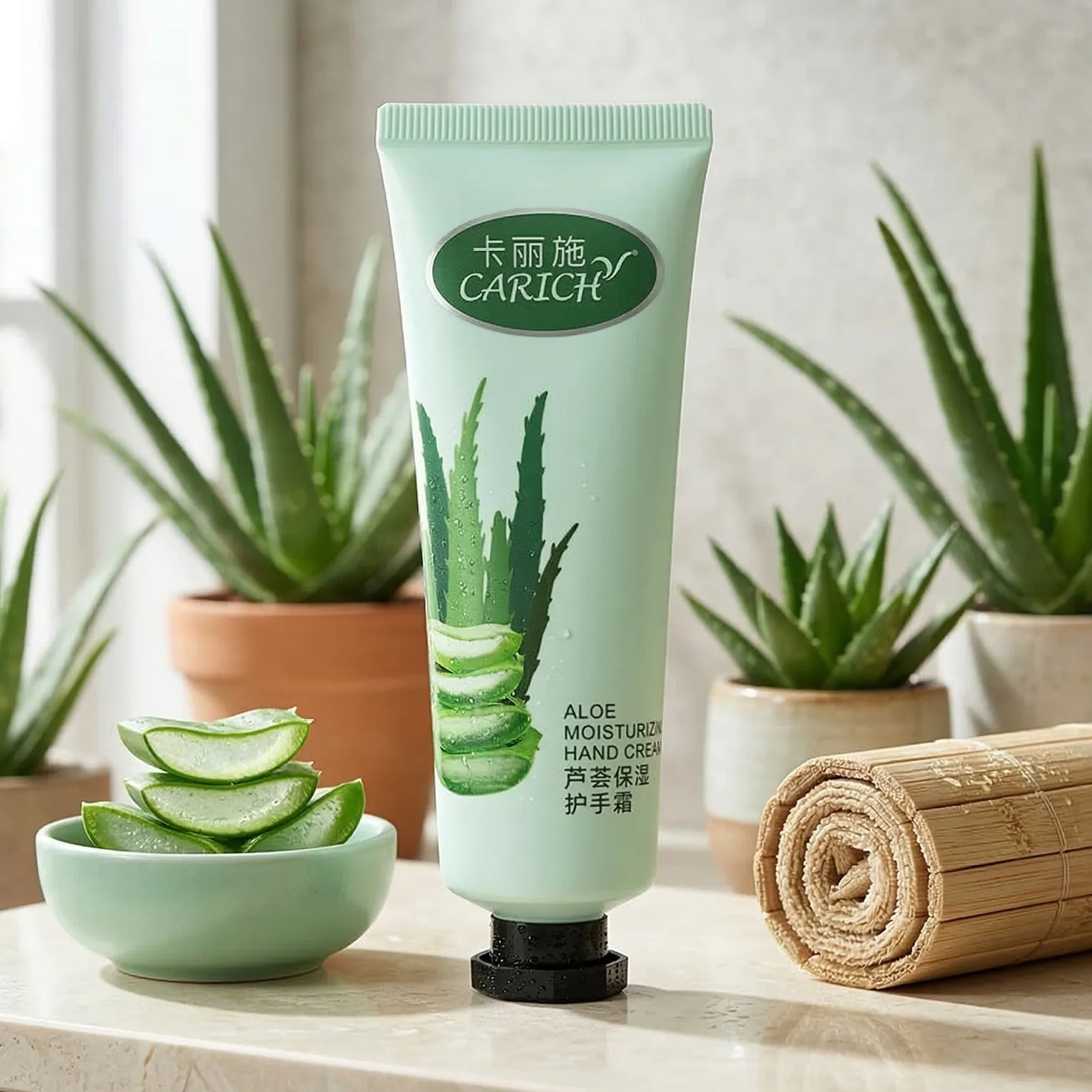 CARICH Увлажняющий крем для рук с алоэ вера, 50 г