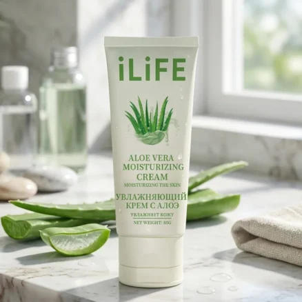 Увлажняющий крем с алоэ вера iLiFE, 85 г