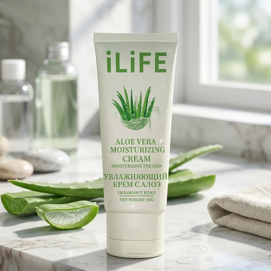Увлажняющий крем с алоэ вера iLiFE, 85 г